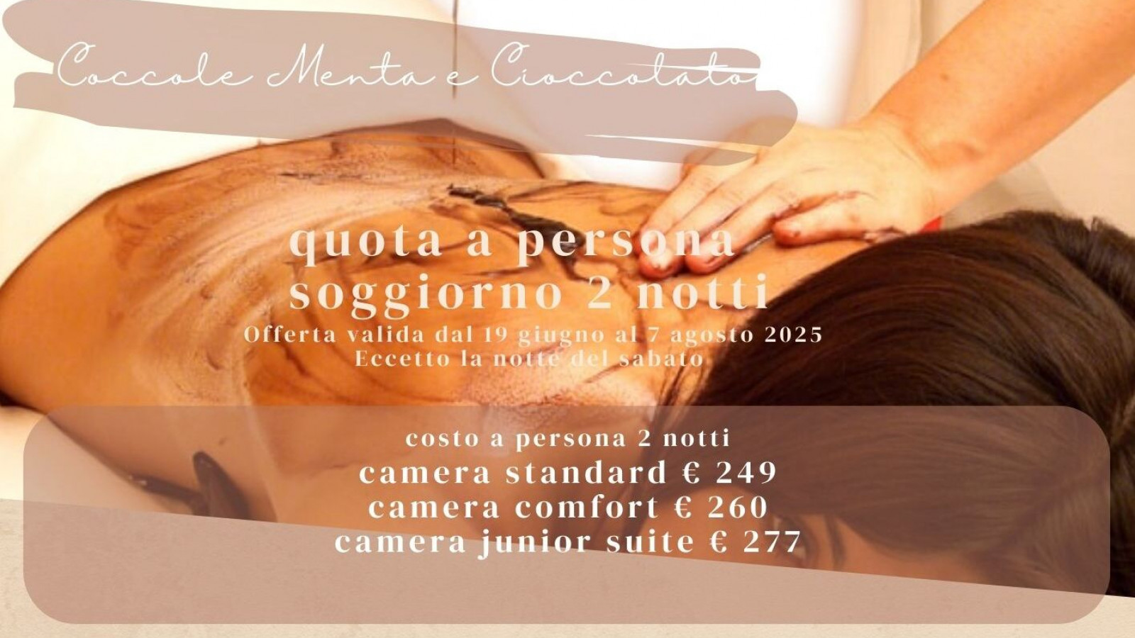 2025 hotel 2 mari coccole menta cioccolato 2 notti IN22
