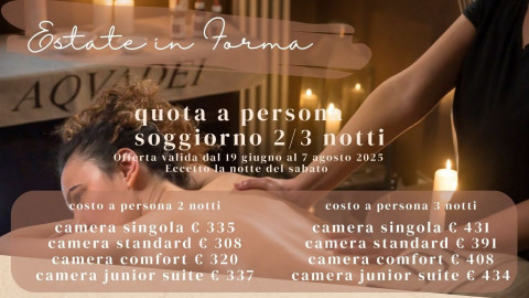 2025 hotel 2 mari estate in forma 2 3 notti IN22