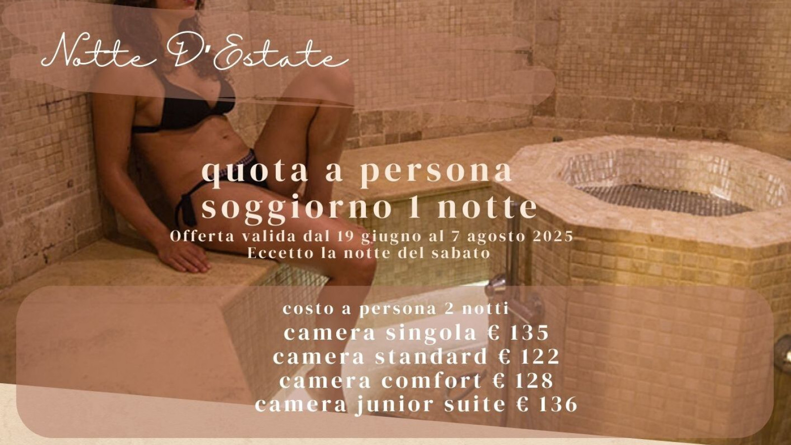 2025 hotel 2 mari notte d'estate 1 notte IN22
